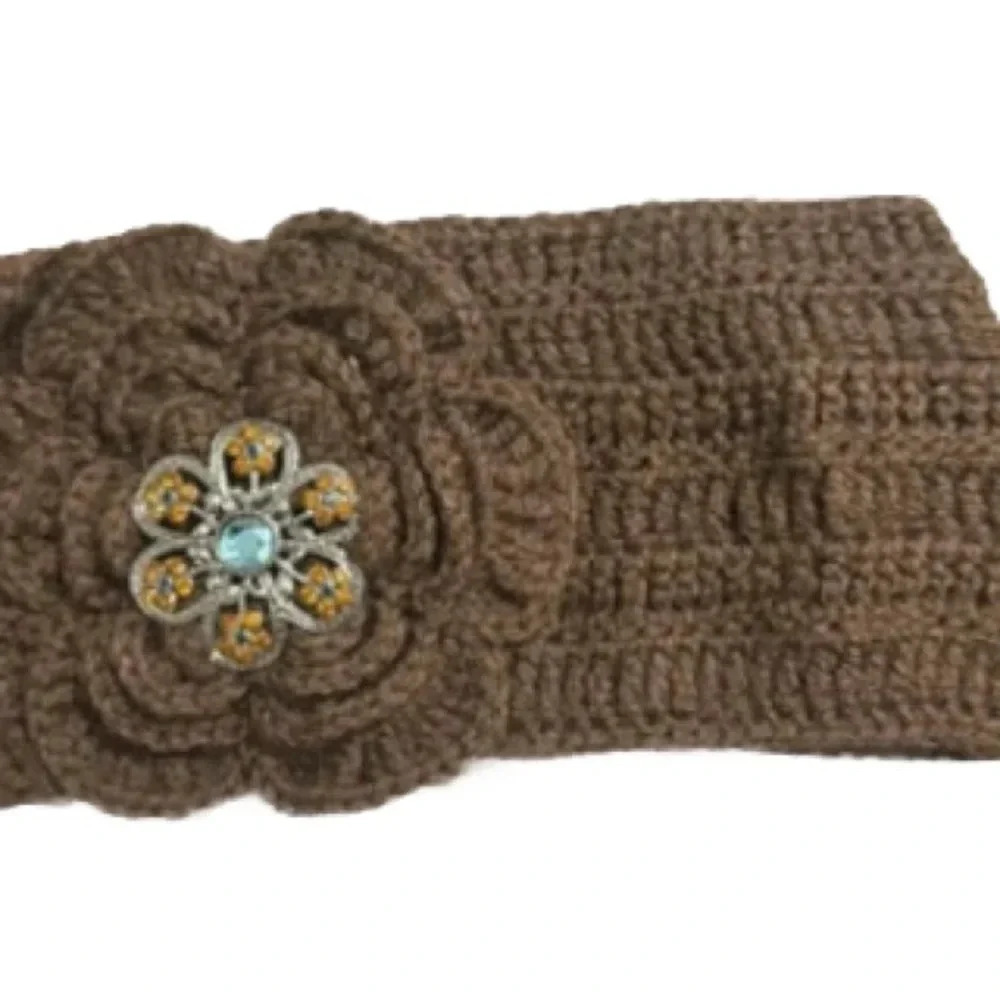 KNITTED HEAD BAND & NECK WARMER
-HAND MADE
